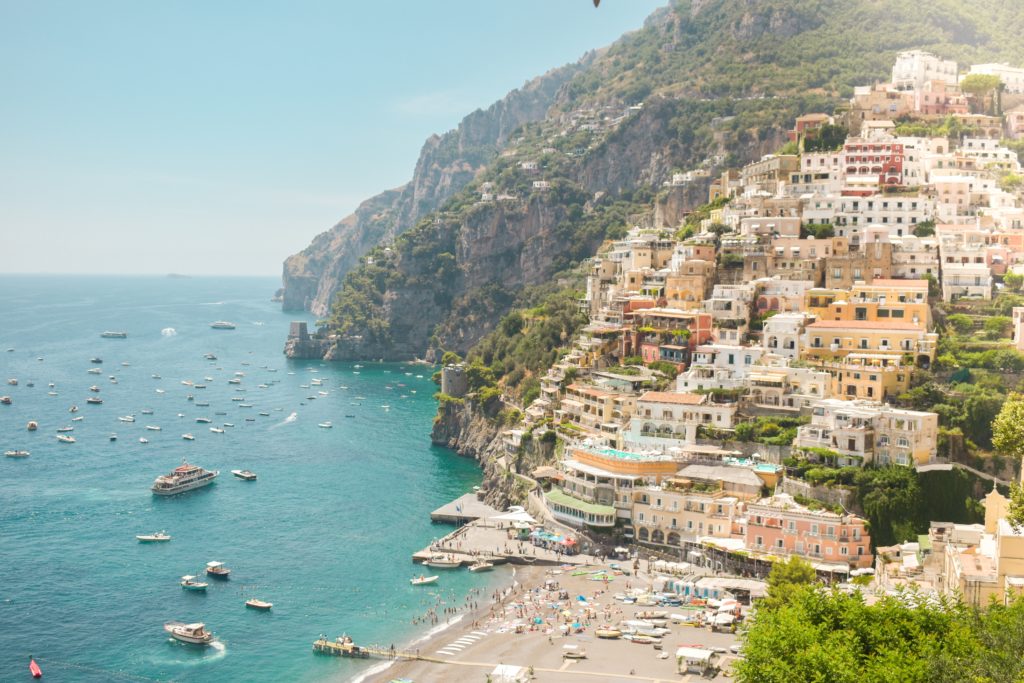 Positano lures you in its quaint composition of architectures which hold many of the stunning Italy wedding venues